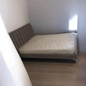 מיטת יחיד 90 190 עם ארגז מצעים רגליים גבוהות צבע אפור - ונציה