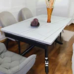 פינת אוכל נפתחת קרמיקה לבנה