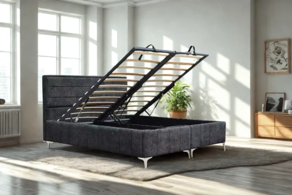 ⁦מיטה יהודית כולל ארגז מצעים 🎁 160/200 (שחור)⁩ – תמונה ⁦3⁩